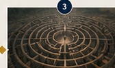 Abstract pattern and maze